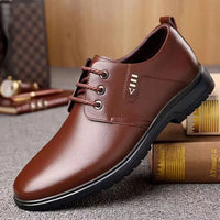 Thumbnail for Thick-soled Laced Up Mens Shoes