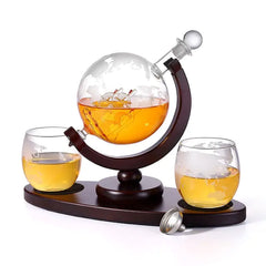 Whisky Decanter Globe Juego de vasos aireadores de vino