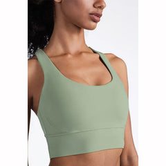 Breathable Fabric Nylon Yoga Tops