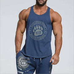 2019 Men's Bodybuilding Stringer Tank Tops: Fitness Singlets