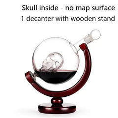 Whisky Decanter Globe Juego de vasos aireadores de vino