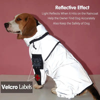 Thumbnail for Reflective Dog Raincoat