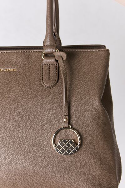 David Jones Structured Leather Handbag