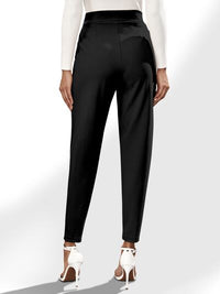 Thumbnail for High Waist Straight Pants with Pockets
