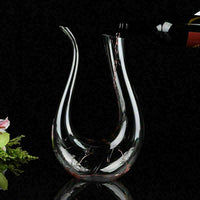 Thumbnail for Crystal U-shaped 1500ml Wine Decanter