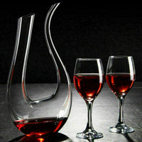 Thumbnail for Crystal U-shaped 1500ml Wine Decanter