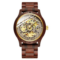 Thumbnail for Classic Wooden Men's Mechanical Watch